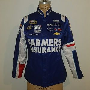 Kasey Kahne women NASCAR jacket Farmers Insurance